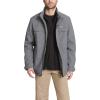 imageDockers mens Dwight Soft Shell Bib JacketHeather Grey