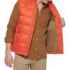 imageDockers mens Mens Box Quilted Puffer VestRed Clay