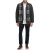 imageDockers mens Weston Wool Blend Coat With Scarf Regular and Big ampamp TallBlackLight Grey Scarf