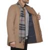 imageDockers mens Weston Wool Blend Coat With Scarf Regular and Big ampamp TallCamelLight Grey Scarf