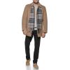 imageDockers mens Weston Wool Blend Coat With Scarf Regular and Big ampamp TallCamelLight Grey Scarf
