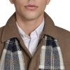 imageDockers mens Weston Wool Blend Coat With Scarf Regular and Big ampamp TallChocolateLight Grey Scarf