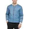 imageDOCKERS mens Channel Quilted Open Bottom Bomber JacketBlue
