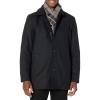 imageDockers mens Weston Wool Blend Coat With Scarf Regular and Big ampamp TallBlackLight Grey Scarf