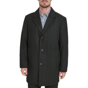 imageDOCKERS mens Henry Wool Blend Top Coat Regular and Big ampamp Tall SizesBlack Without Bib