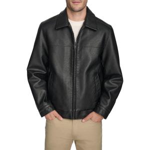 imageDOCKERS mens James Faux Leather Jacket Regular Big ampamp Tall SizesBlack
