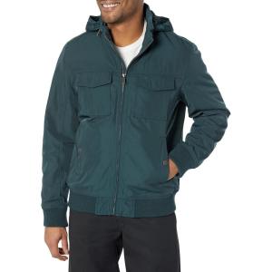 imageDOCKERS mens Quilted Lined Flight Bomber JacketForest