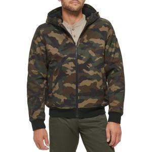 imageDOCKERS mens Softshell Sherpa Lined Bomber Jacket Standard and Big ampamp TallCamouflage