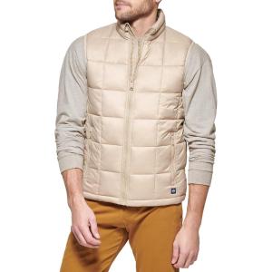 imageDockers mens Mens Box Quilted Puffer VestKhaki