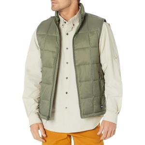imageDockers mens Mens Box Quilted Puffer VestOlive