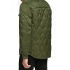 imageCalvin Klein Mens Diamond Quilted Shirt JacketShacket Olive