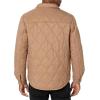 imageCalvin Klein Mens Diamond Quilted Shirt JacketShacket Tan