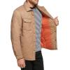 imageCalvin Klein Mens Diamond Quilted Shirt JacketShacket Tan