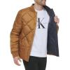 imageCalvin Klein Mens Reversible Diamond Quilted JacketReversible Khaki