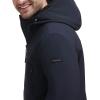 imageCalvin Klein Mens Winter Coats  Sherpalined Hooded Soft Shell JacketSherpa Lined True Navy