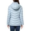 imageCalvin Klein Womens Classic Hooded Zip Front Puffer CoatChambray
