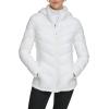 imageCalvin Klein Womens Classic Hooded Zip Front Puffer CoatLightweight Chevron Cloud