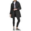 imageCalvin Klein Womens Classic Hooded Zip Front Puffer CoatLightweight Chevron Ebony