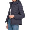 imageCalvin Klein Womens Classic Hooded Zip Front Puffer CoatLightweight Classic Blue