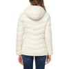imageCalvin Klein Womens Classic Hooded Zip Front Puffer CoatWarm Cream