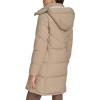 imageCalvin Klein Womens Hooded Zip Front Puffer Long Sleeve CoatBirch