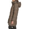 imageCalvin Klein Womens Hooded Zip Front Puffer Long Sleeve CoatTwig