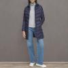 imageCalvin Klein Womens Long Chevron Puffer JacketClassic Blue