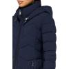 imageCalvin Klein Womens Long Chevron Puffer JacketDark Navy