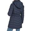 imageCalvin Klein Womens Long Chevron Puffer JacketDark Sapphire