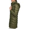 imageCalvin Klein Womens Long Chevron Puffer JacketLightweight Military