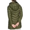 imageCalvin Klein Womens Long Chevron Puffer JacketLightweight Military