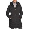 imageCalvin Klein Womens Long Chevron Puffer JacketLong Bib Black
