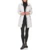 imageCalvin Klein Womens Long Chevron Puffer JacketQuilted SmokeSilver