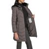 imageCalvin Klein Womens Long Chevron Puffer JacketTitanium
