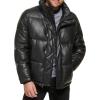imageCalvin Klein mens Classic Faux Leather PufferBlack