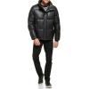 imageCalvin Klein mens Classic Faux Leather PufferBlack