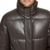 imageCalvin Klein mens Classic Faux Leather PufferBrown