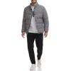imageCalvin Klein mens Quilted Waterresistant Puffer JacketSnap Front Reflective Silver