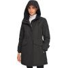 imageCalvin Klein womens Zipper Hooded Puffer CoatTransitional Black