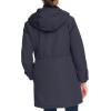 imageCalvin Klein womens Zipper Hooded Puffer CoatTransitional Navy