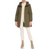imageCalvin Klein womens Zipper Hooded Puffer CoatTransitional Olivine