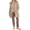 imageCalvin Klein Womens Hooded Zip Front Puffer Long Sleeve CoatBirch