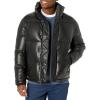 imageCalvin Klein mens Classic Faux Leather PufferBlack