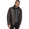 imageCalvin Klein mens Everyday Essential Faux Leather JacketHeritage Brown