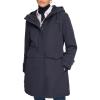 imageCalvin Klein womens Zipper Hooded Puffer CoatTransitional Navy