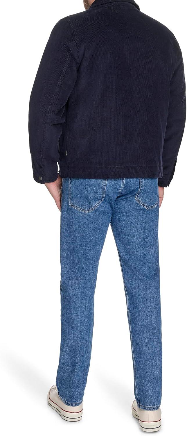 imageDOCKERS mens Cotton Workwear Jacket With Corduroy CollarNavy Corduroy