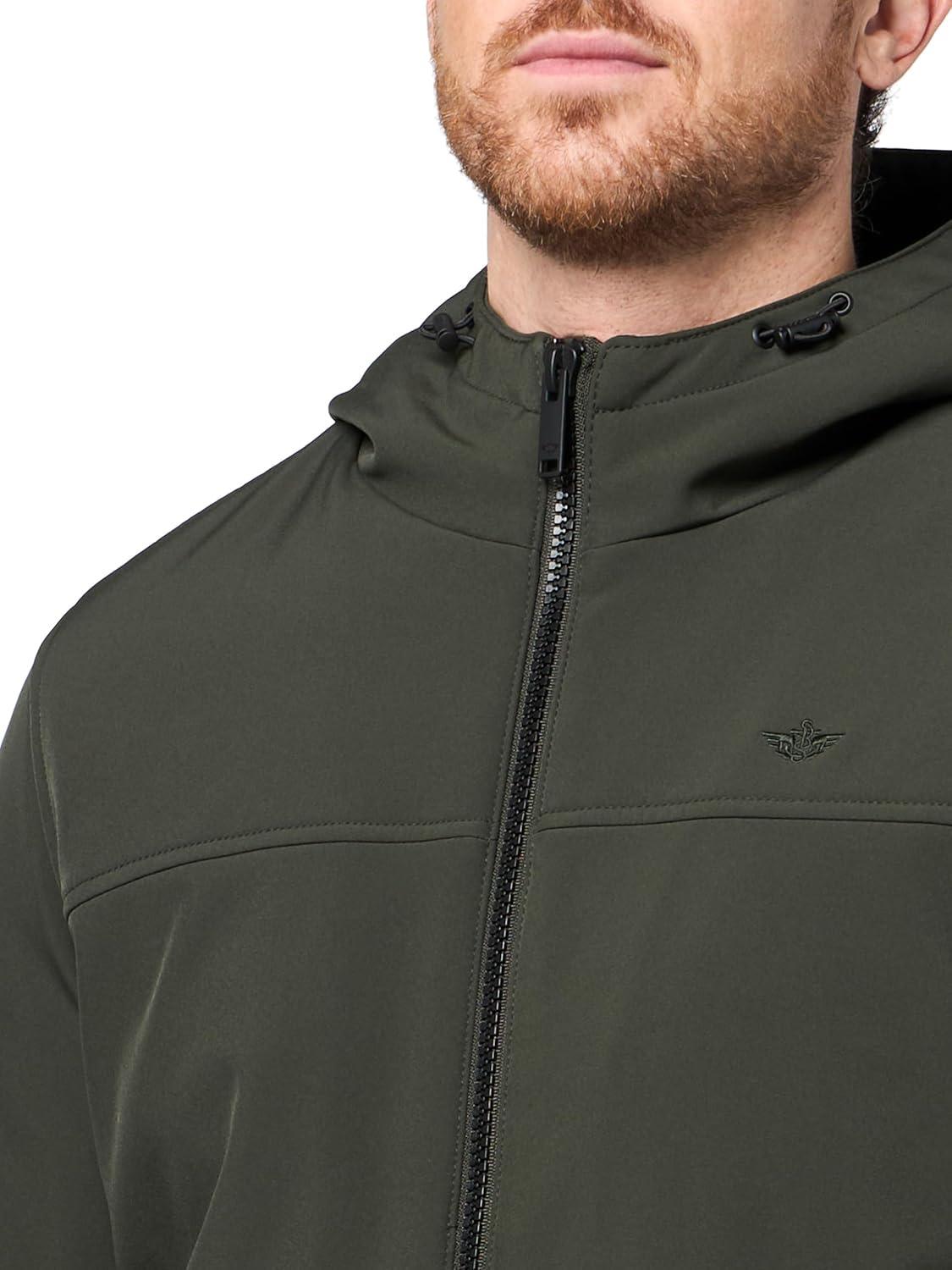 imageDOCKERS mens Hooded Zipup JacketDark Olive