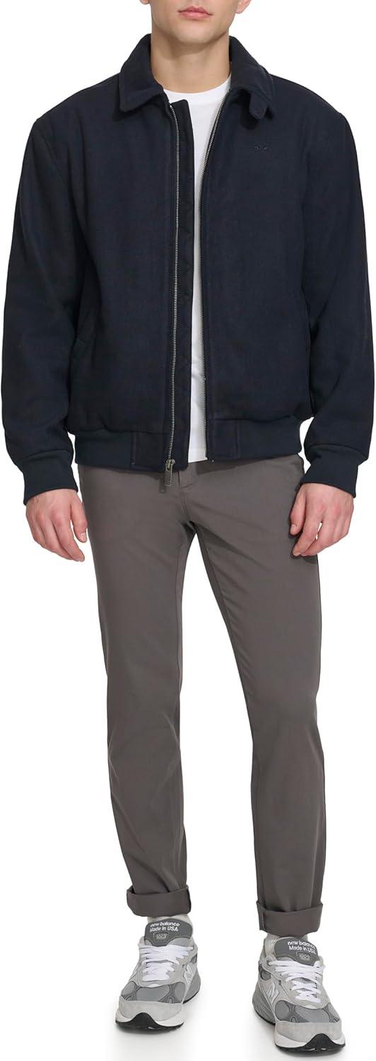 imageDOCKERS mens Wool Blend Harrington BomberNavy