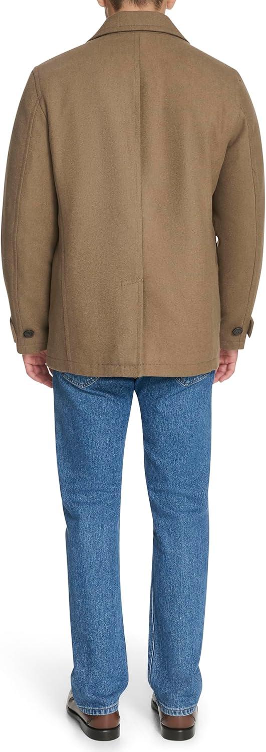 imageDOCKERS mens Wool Blend PeacoatChocolate