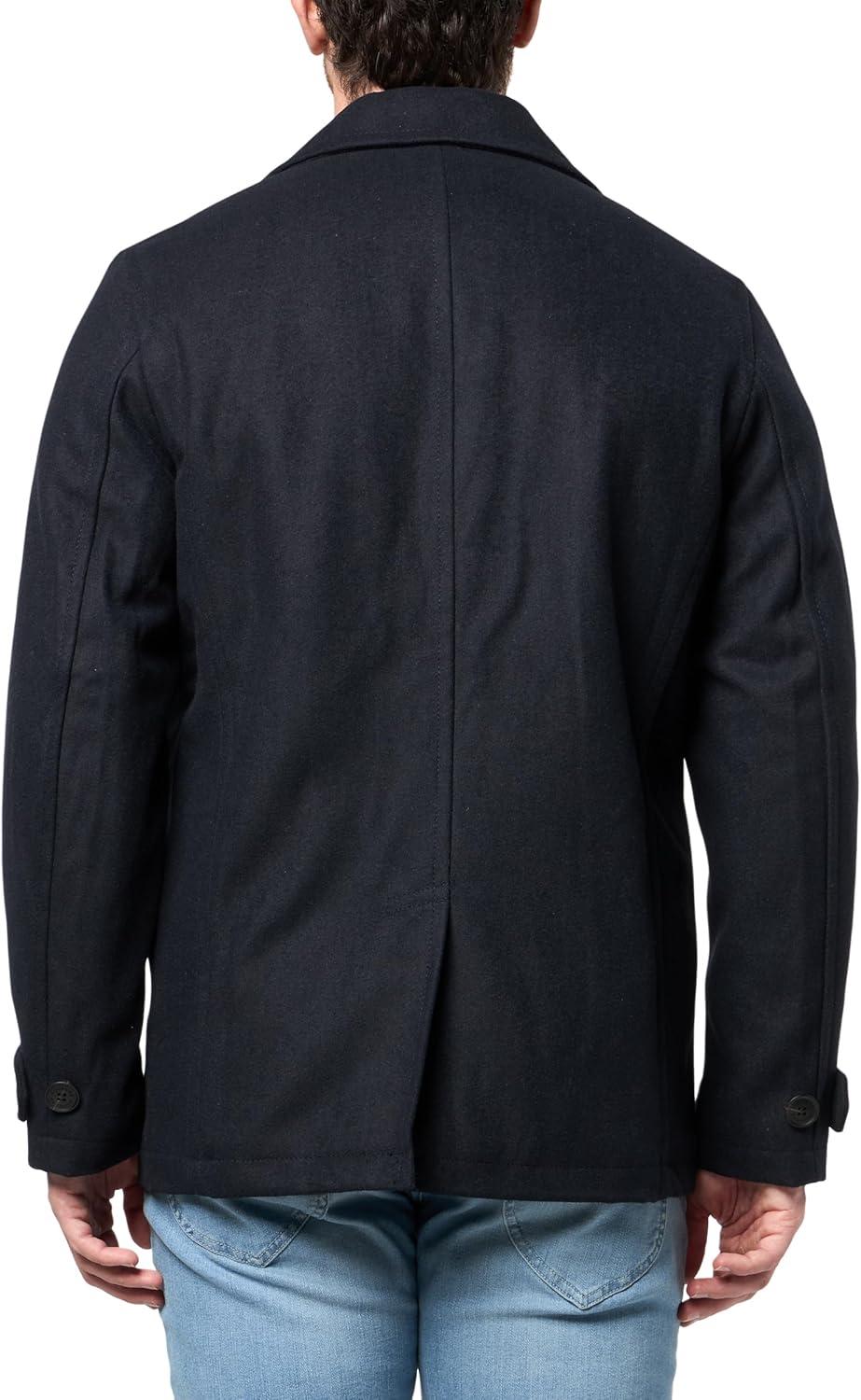 imageDOCKERS mens Wool Blend PeacoatNavy